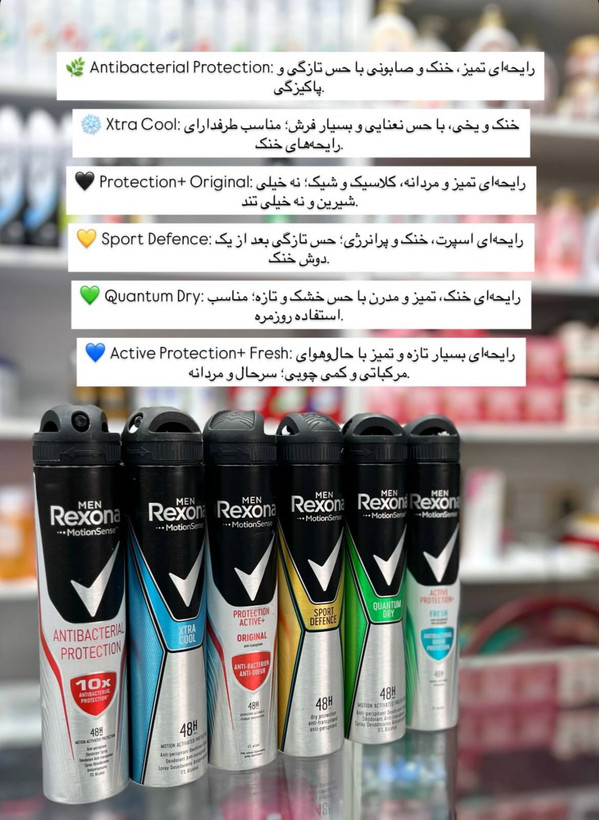 اسپری ضدتعریق مردانه رکسونا